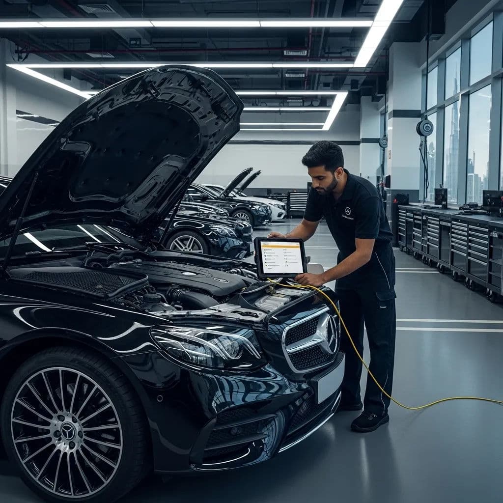 Mercedes-Benz Engine Bay