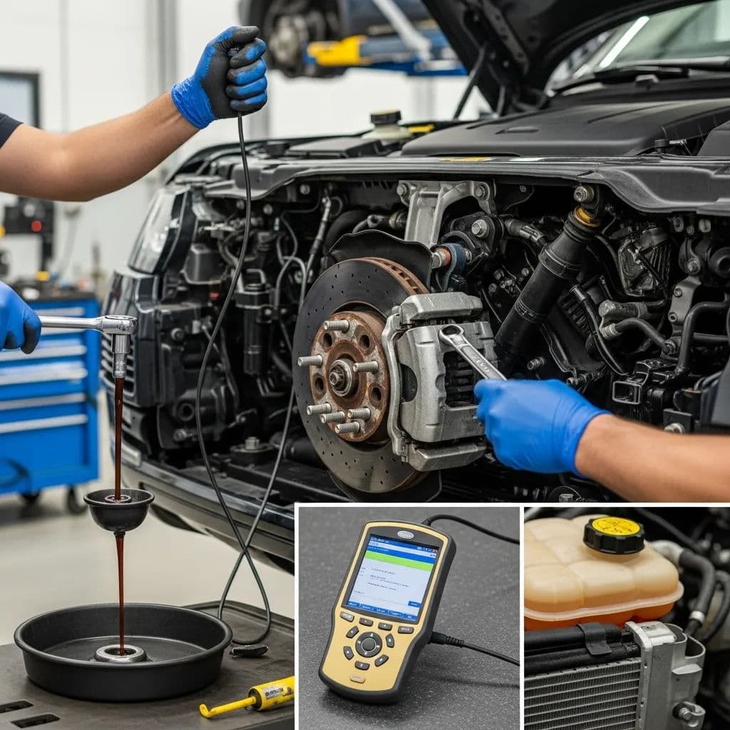 Range Rover Engine Bay