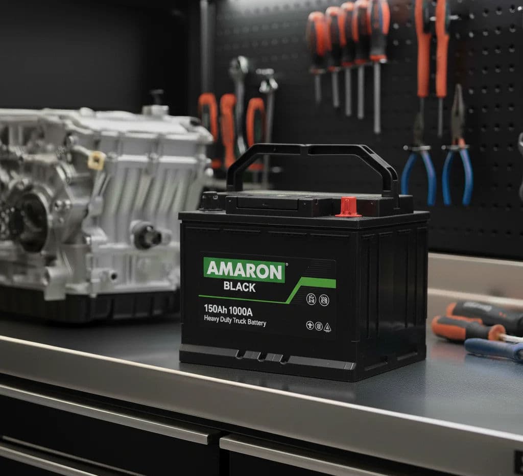 Amaron Black 150Ah 1000A Heavy Duty Truck Battery