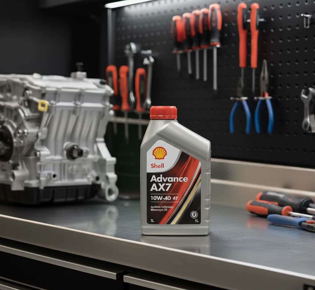 Shell Advance AX7 10W-40 4T Motorcycle Oil