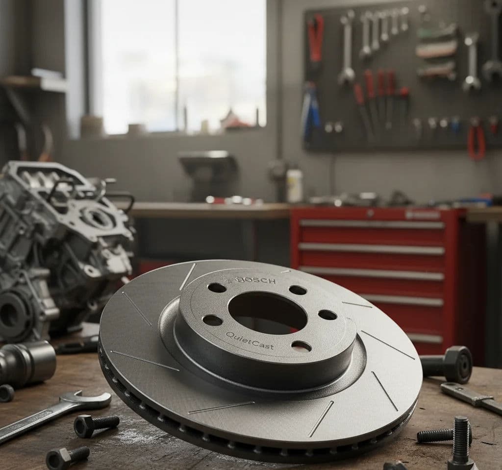 Bosch QuietCast Premium Disc Brake Rotor - Front